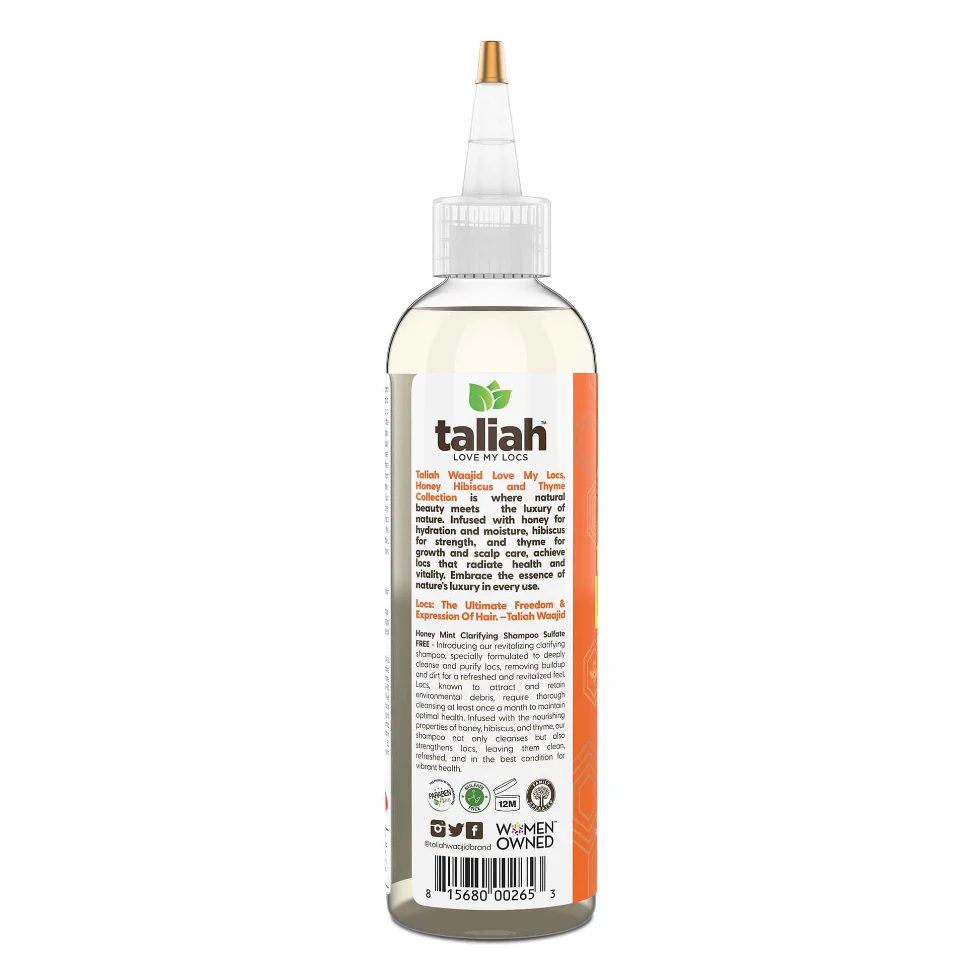 Taliah Waajid Love My Locs Honey Mint Clarifying Shampoo 8oz | Sulfate-Free Loc Care - Image 2