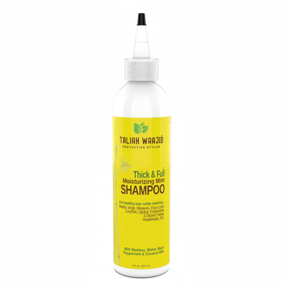 Taliah Waajid Protective Styles Thick & Full Moisturizing Mint Shampoo 8oz | Sulfate-Free