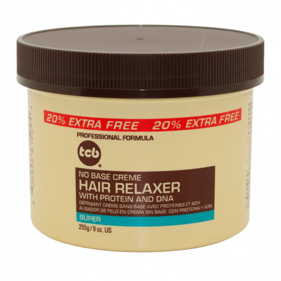 TCB Hair Relaxer No Base Creme Super 9oz | Smooth & Straight Hair