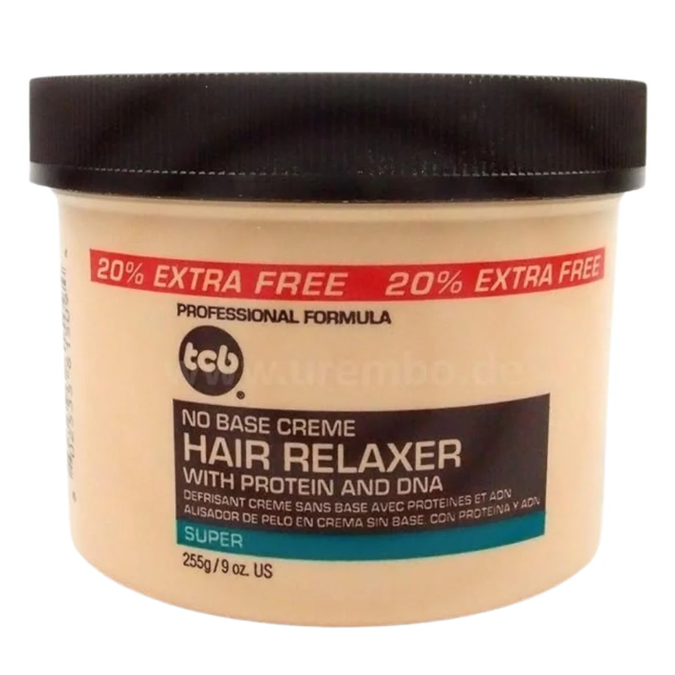TCB No Base Hair Relaxer Protein & DNA Super 7.5oz | Smooth Straight Hair
