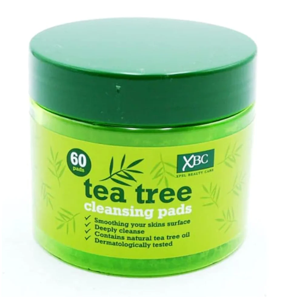 Tea Tree Cleansing Pads 60 Pack | Acne Control & Skin Purifying Face Pads