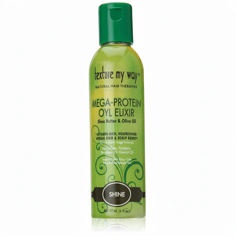 Texture My Way Mega Protein Oyl Elixir | Shea Butter & Olive Oil Shine