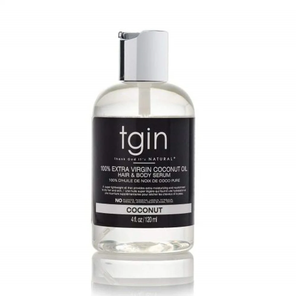 TGIN Coconut Oil Hair & Body Serum 4oz | Hydrate & Nourish Skin & Hair Care