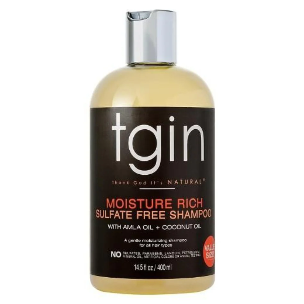 TGIN Moisture Rich Sulfate-Free Shampoo 13oz | Hydrate & Cleanse Hair