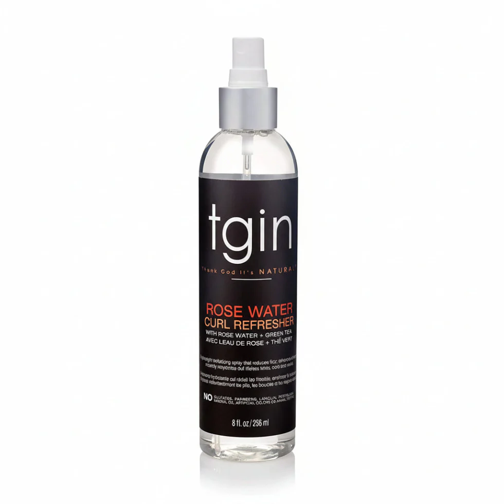 TGIN Rose Water Curl Refresher 8oz | Refresh & Hydrate Curls