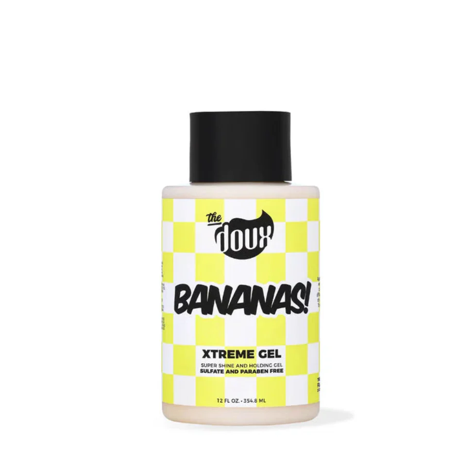 The Doux Bananas Xtreme Hold Hair Gel 12oz | Strong Hold & Frizz Control