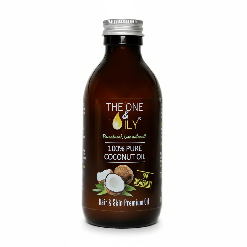 The One & Oily 100% Pure Coconut Oil 200ml | Hair & Skin Nourishing Oil