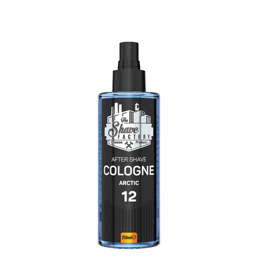 The Shave Factory After Shave Cologne Arctic 12 250ml | Fresh Cooling Skin Care
