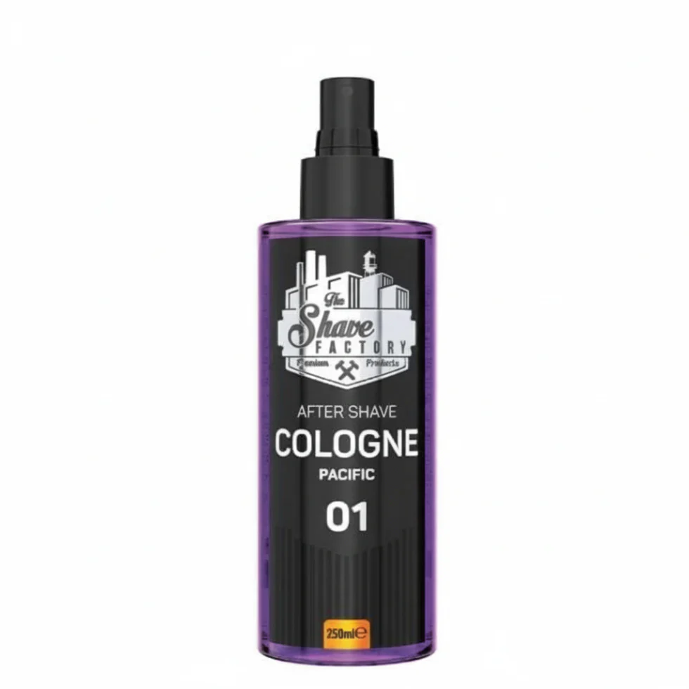 The Shave Factory After Shave Cologne Pacific 01 250ml | Fresh Cooling Scent