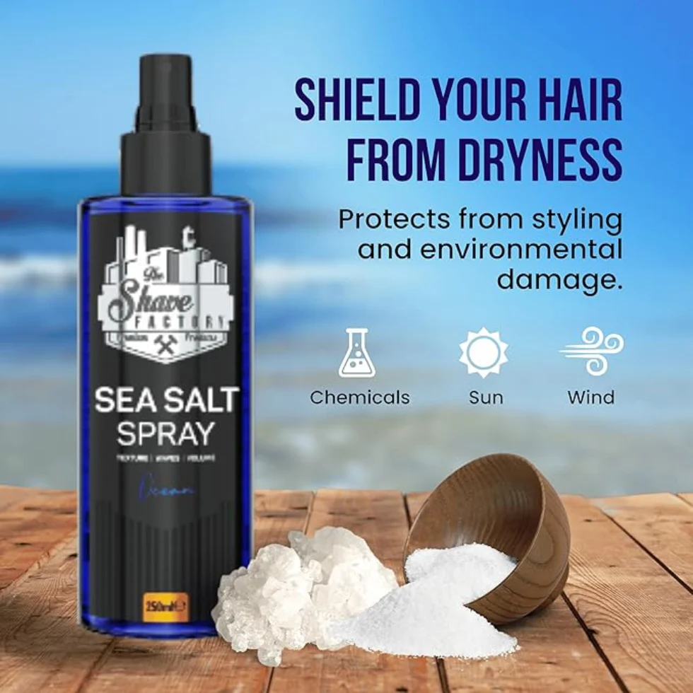 The Shave Factory Sea Salt Spray 250ml | Volume, Texture & Natural Waves - Image 2