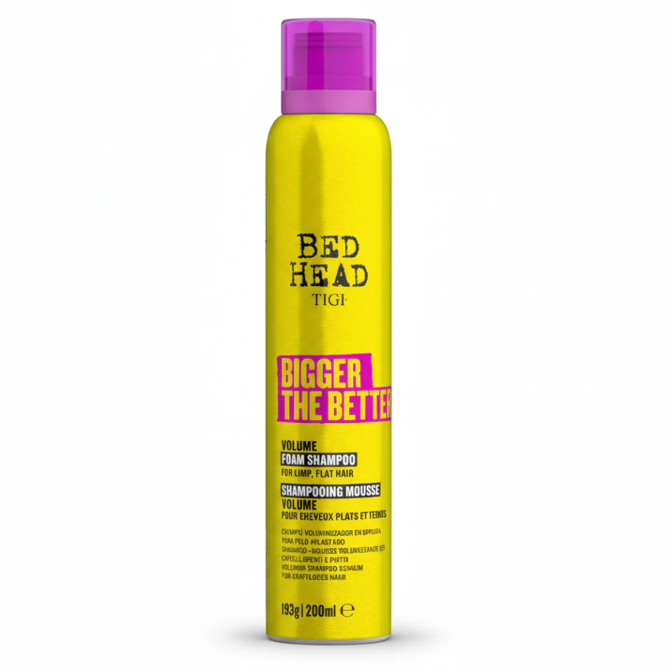 TIGI Bed Head Bigger The Better Foam Shampoo 200ml | Volumizing Fine Hair Cleanser