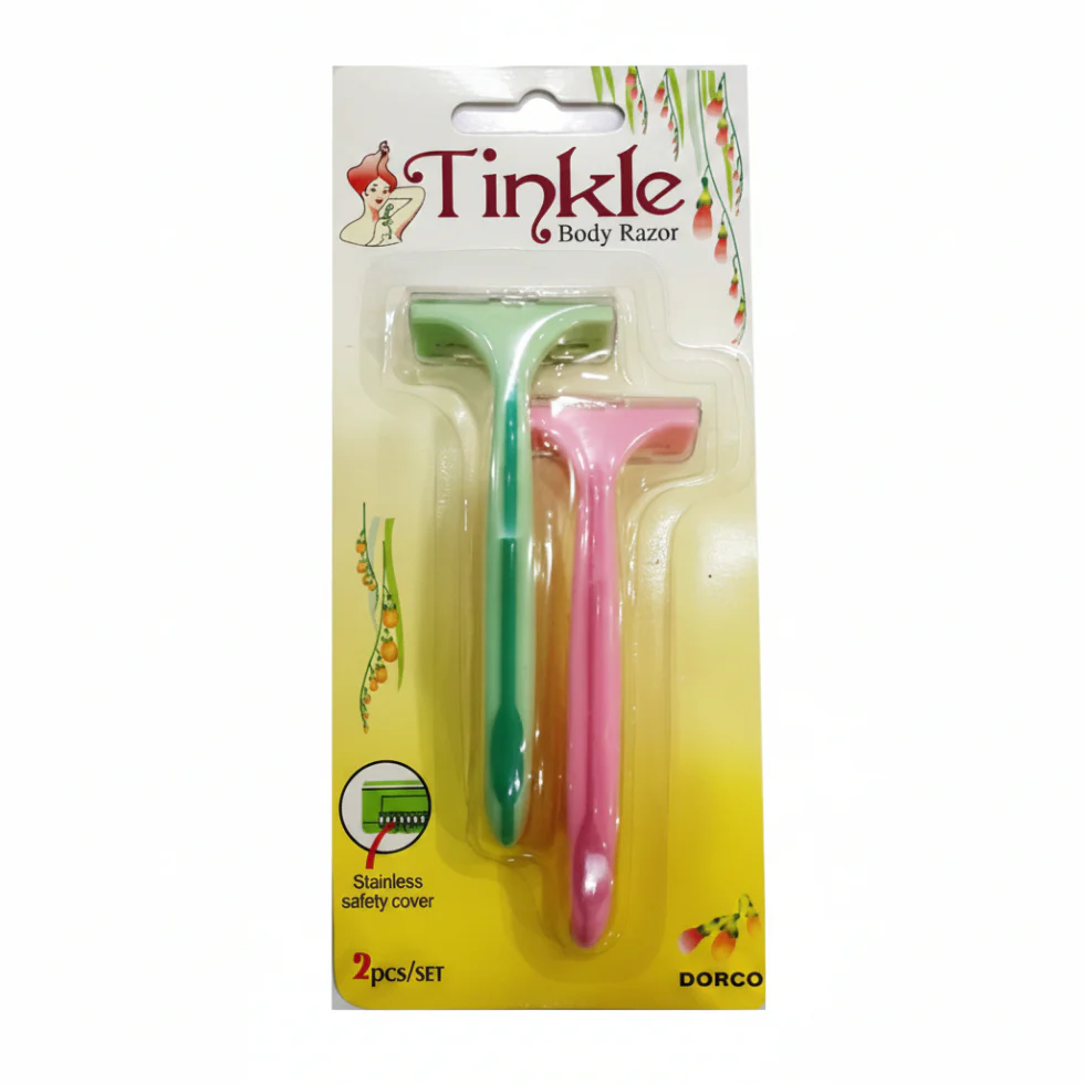 Tinkle Body Razor 2pcs LT-0001B2 | Smooth & Gentle Body Hair Removal