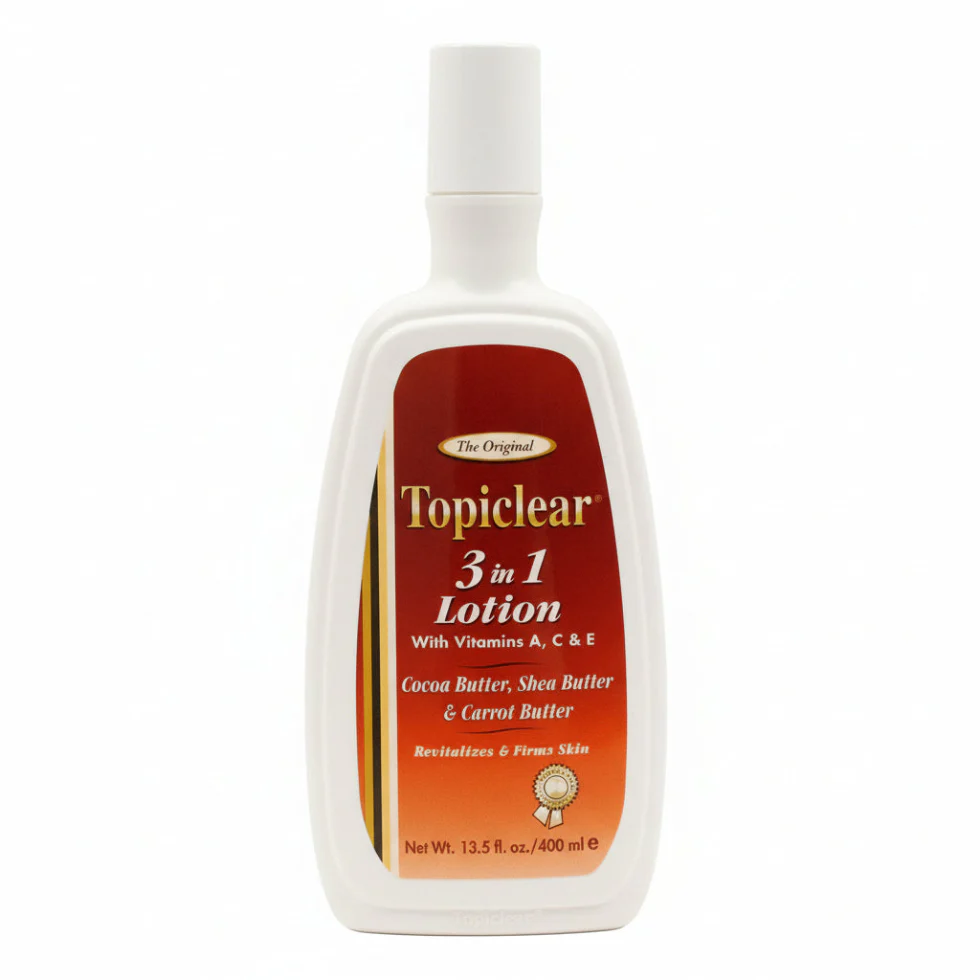 Topicleat 3 in 1 Lotion 400ml | Carrot, Shea & Cocoa Butter Hydrating Body Care