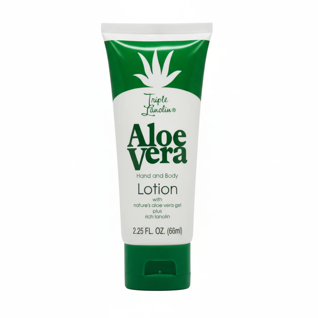 Triple Lanolin Aloe Vera Hand & Body Lotion 2.25oz/66ml