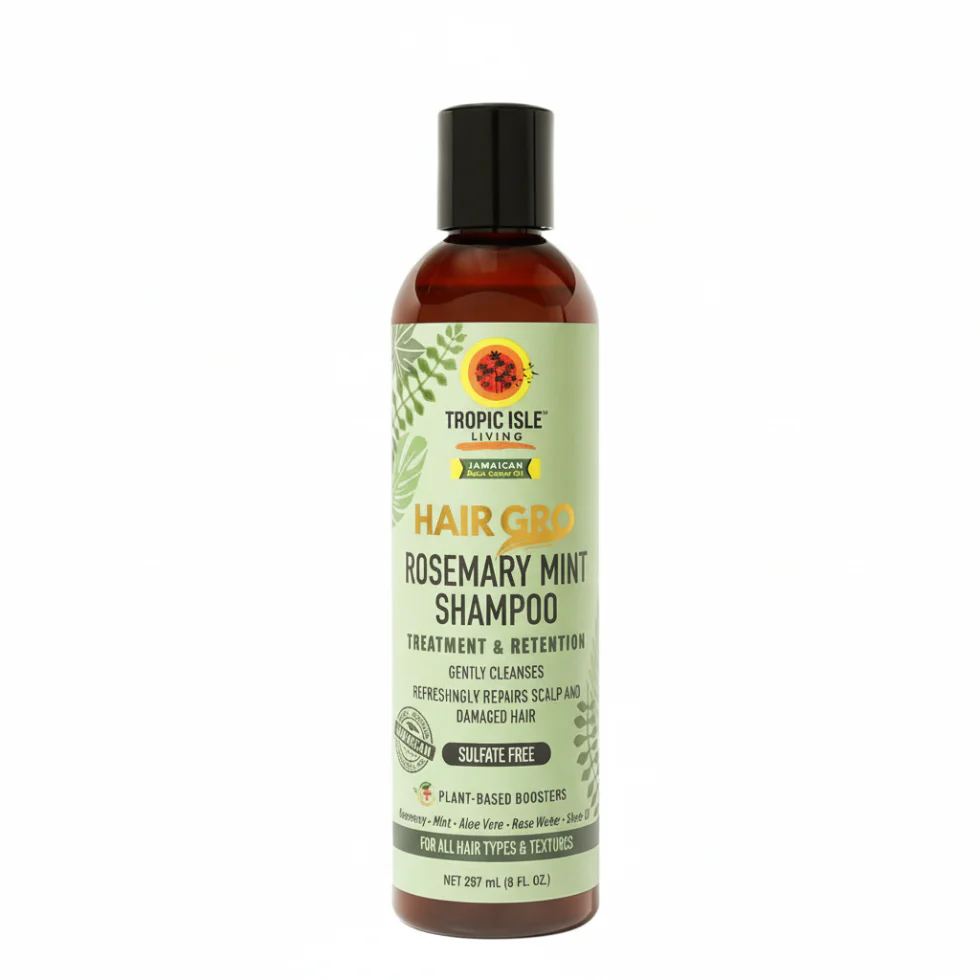 Tropic Isle Rosemary Mint Shampoo 8oz | Cleanse, Strengthen & Refresh Hair