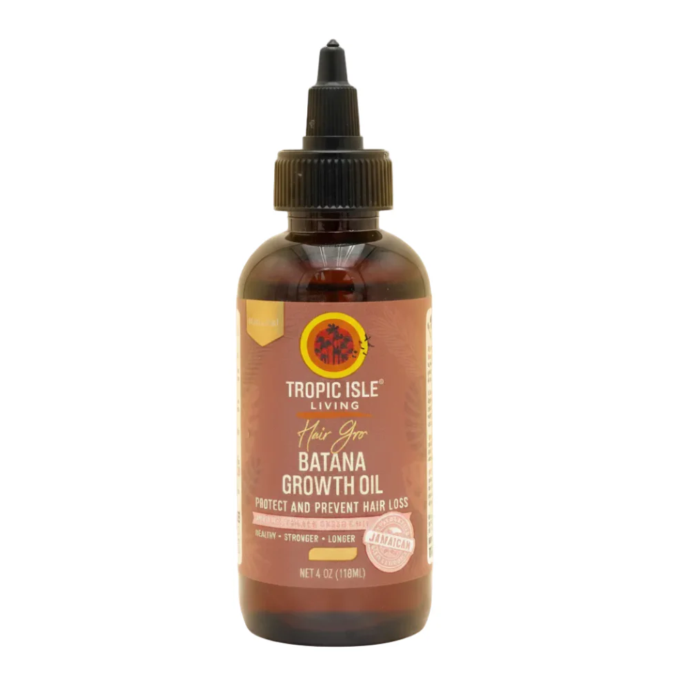 Tropic Isle Batana Growth Oil 4oz | Hair Repair, Growth & Strengthening Care