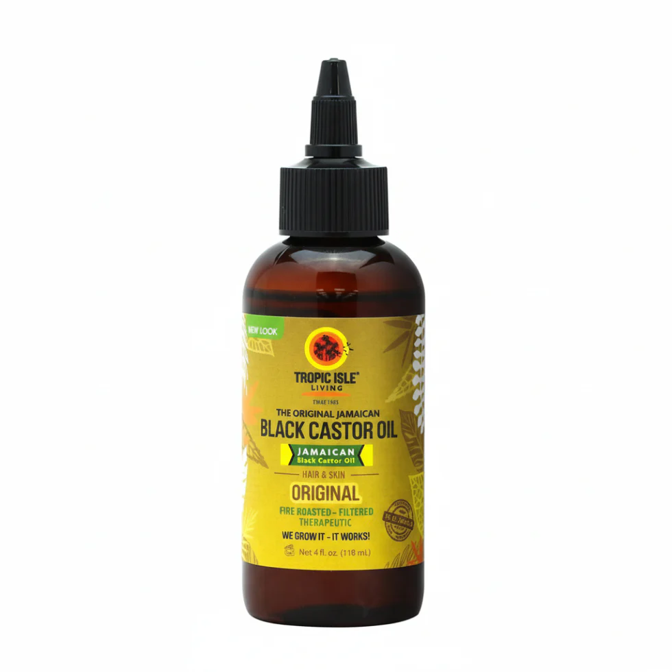 Tropic Isle Jamaican Black Castor Oil 4oz | Hair & Skin Nourishing Oil Original