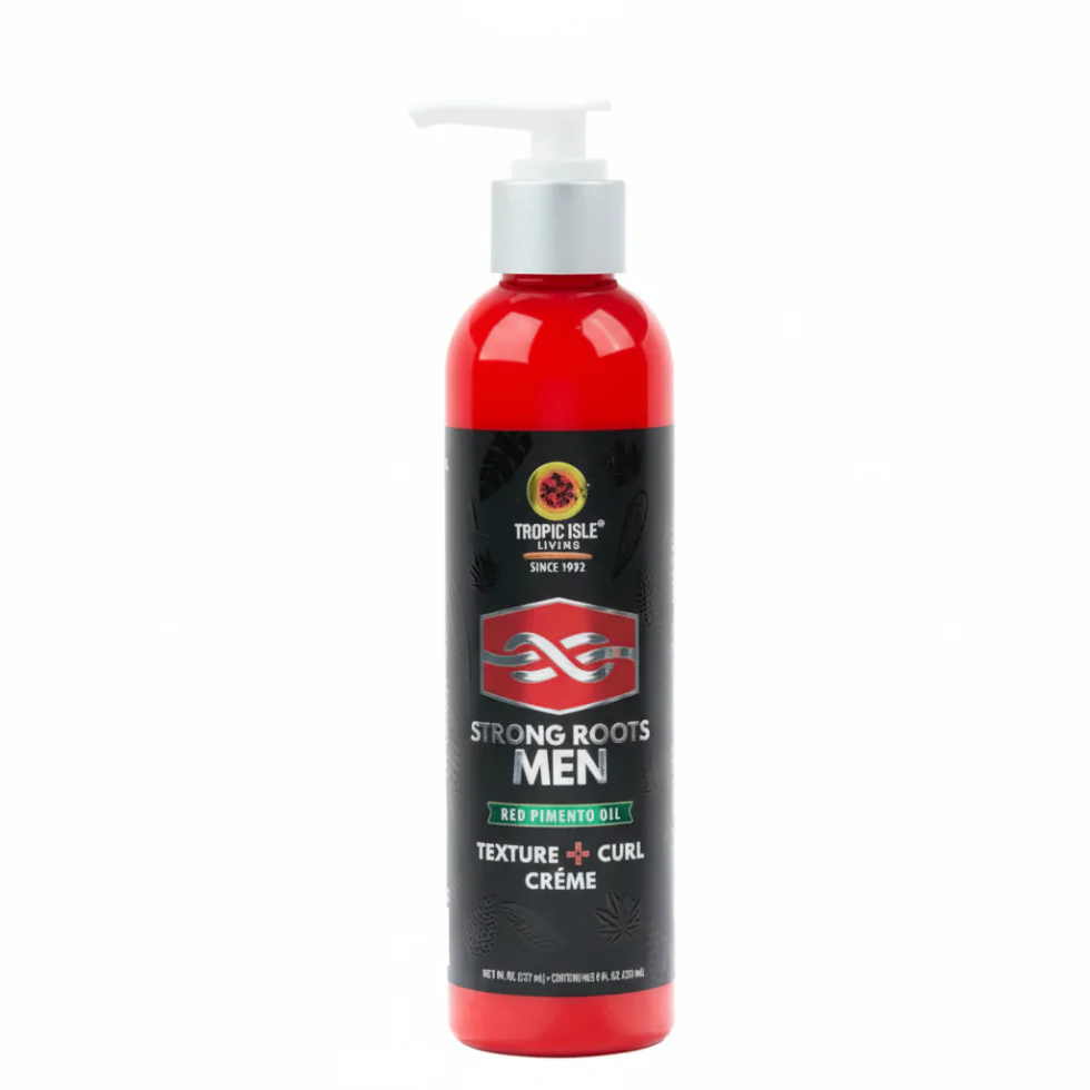 Tropic Isle Strong Roots Texture & Curl Crème 8oz | Define Curls & Style