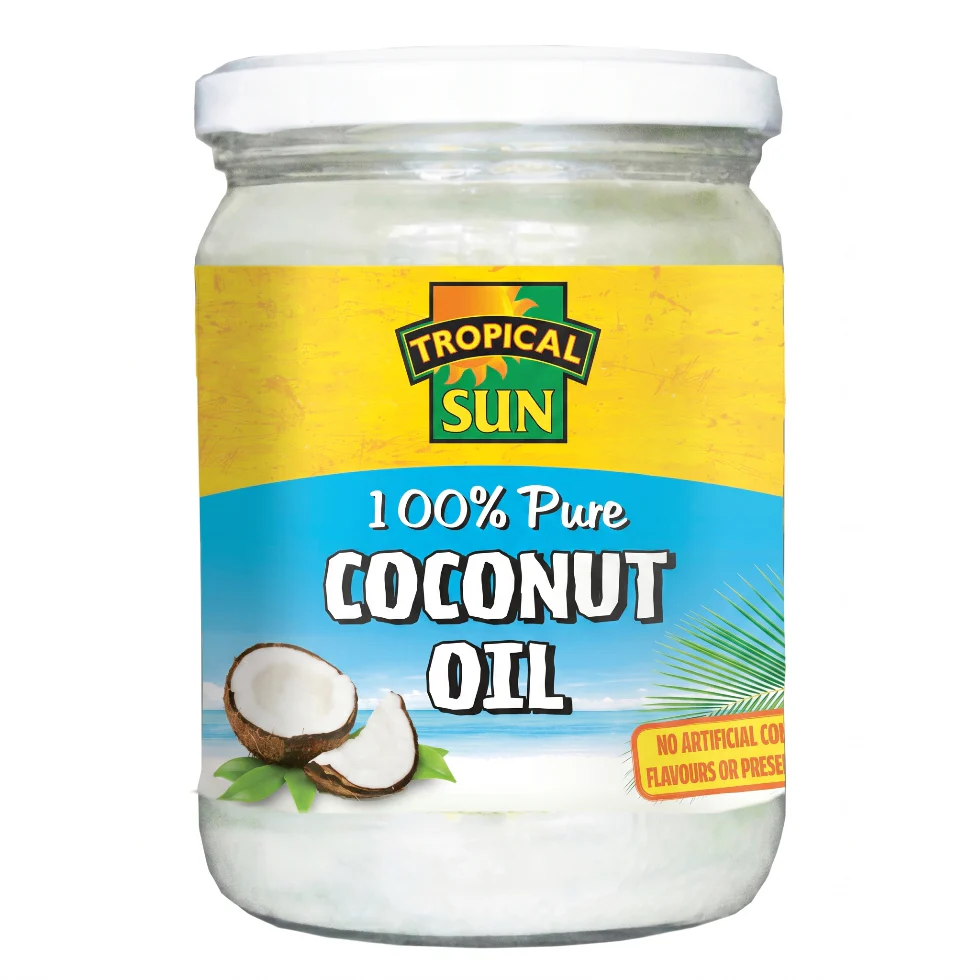 Tropical Coconut Oil 100% Pure 480ml | Natural Hair & Skin Nourishing Oil