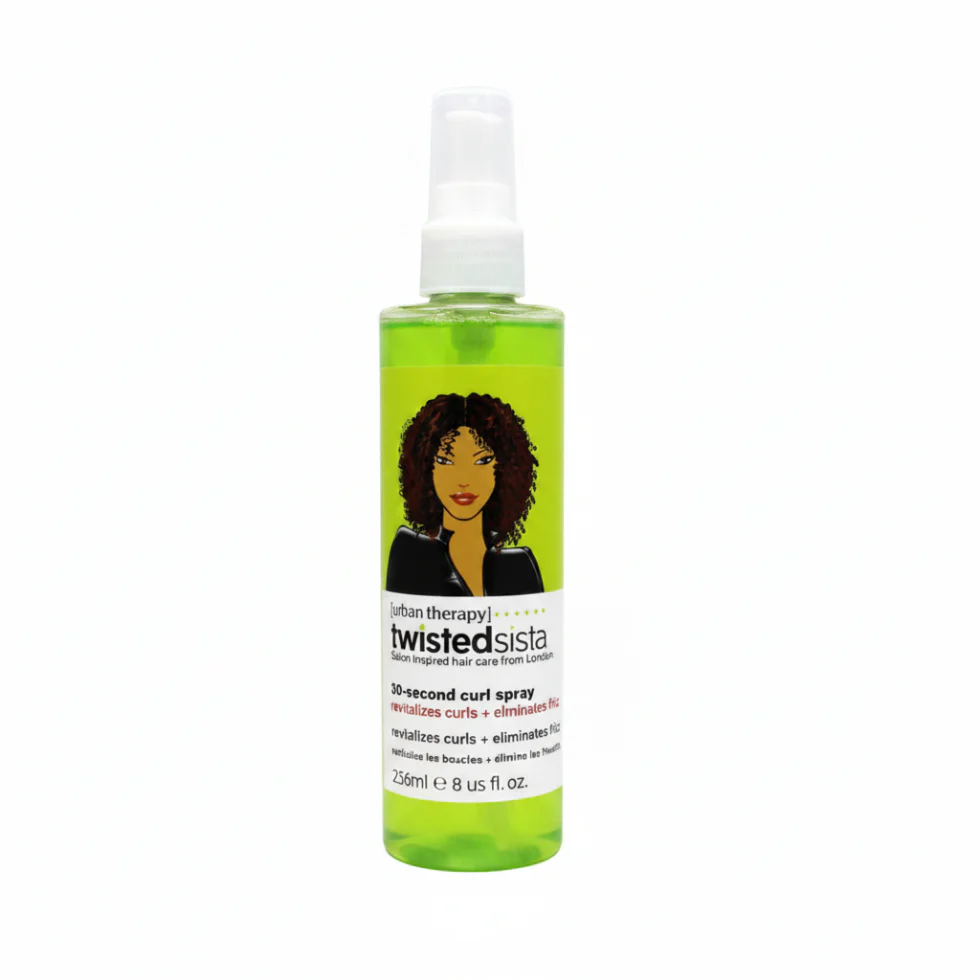 Twisted Sista 30-Second Curl Spray 8oz | Revive, Define & Hydrate Curls