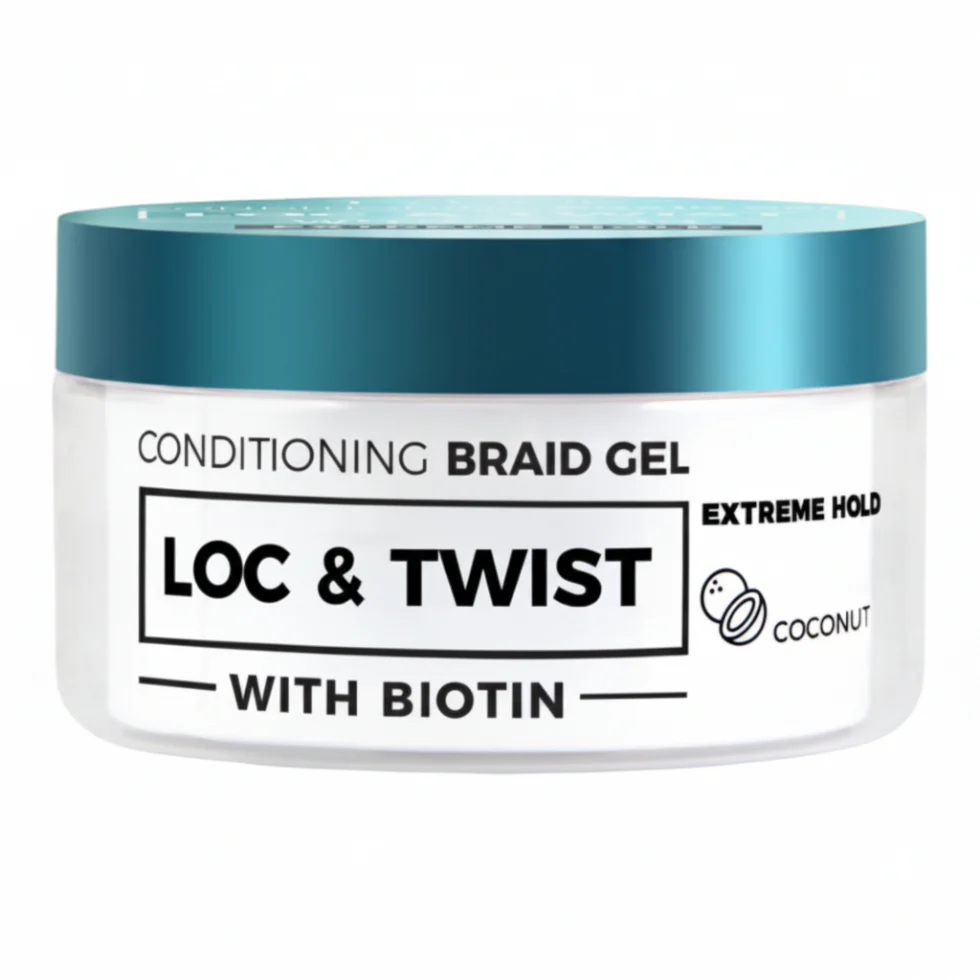 TYCHE Conditioning Braid Gel 300ml Coconut | Loc & Twist Extreme Hold Biotin