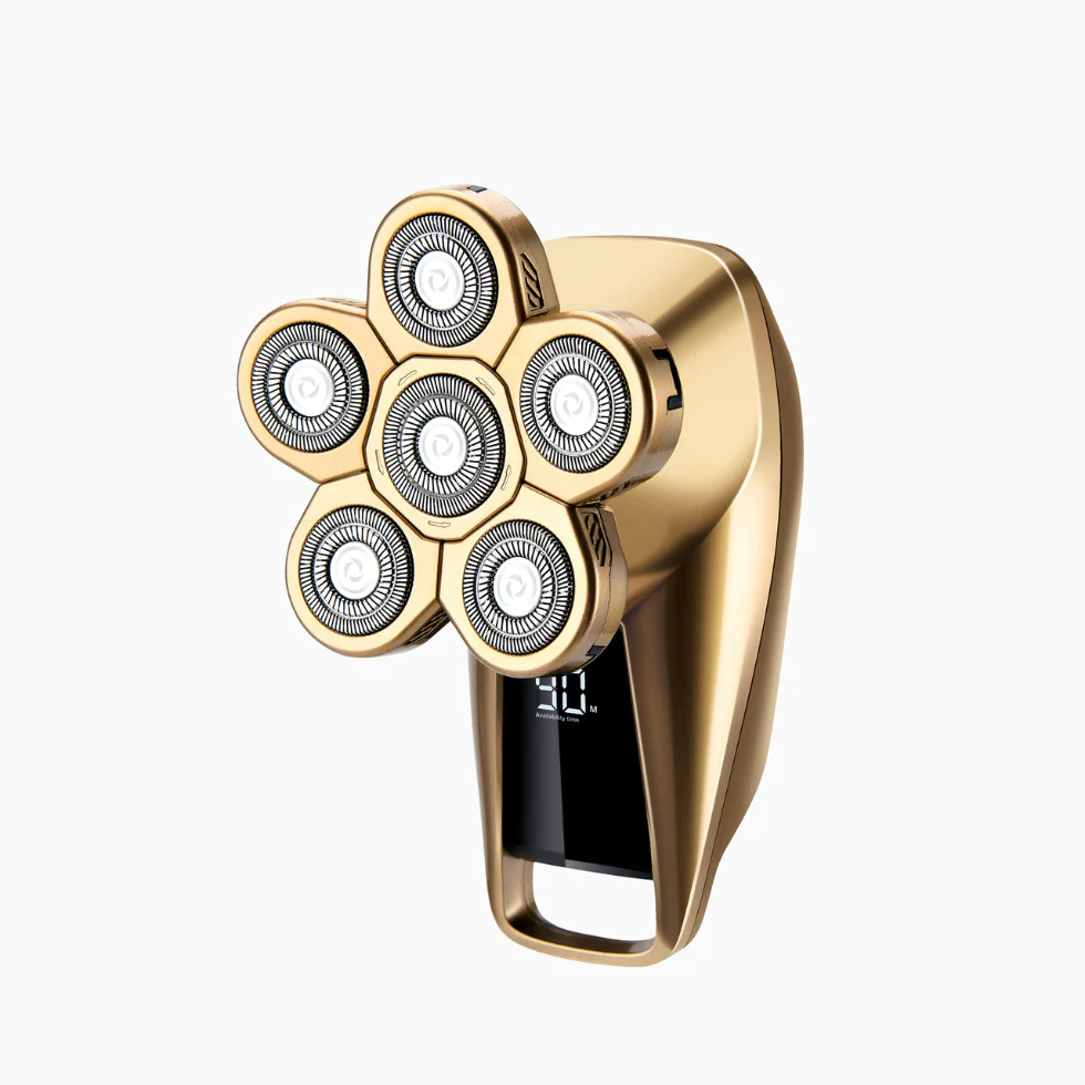 TYCHE 6-Blade Head Shaver | Waterproof LED Electric Razor for Smooth Shave - Image 3