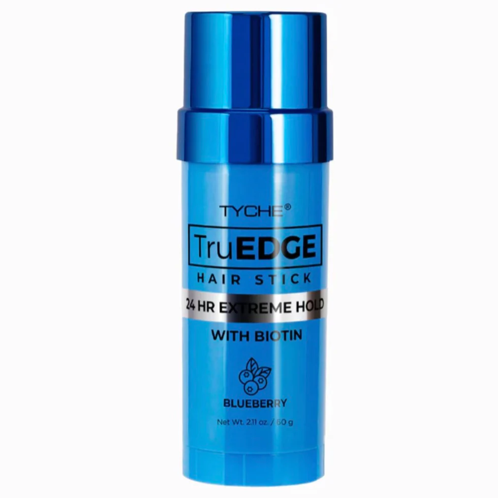 TYCHE TruEDGE Hair Stick Blueberry 60g | 24HR Extreme Hold with Biotin