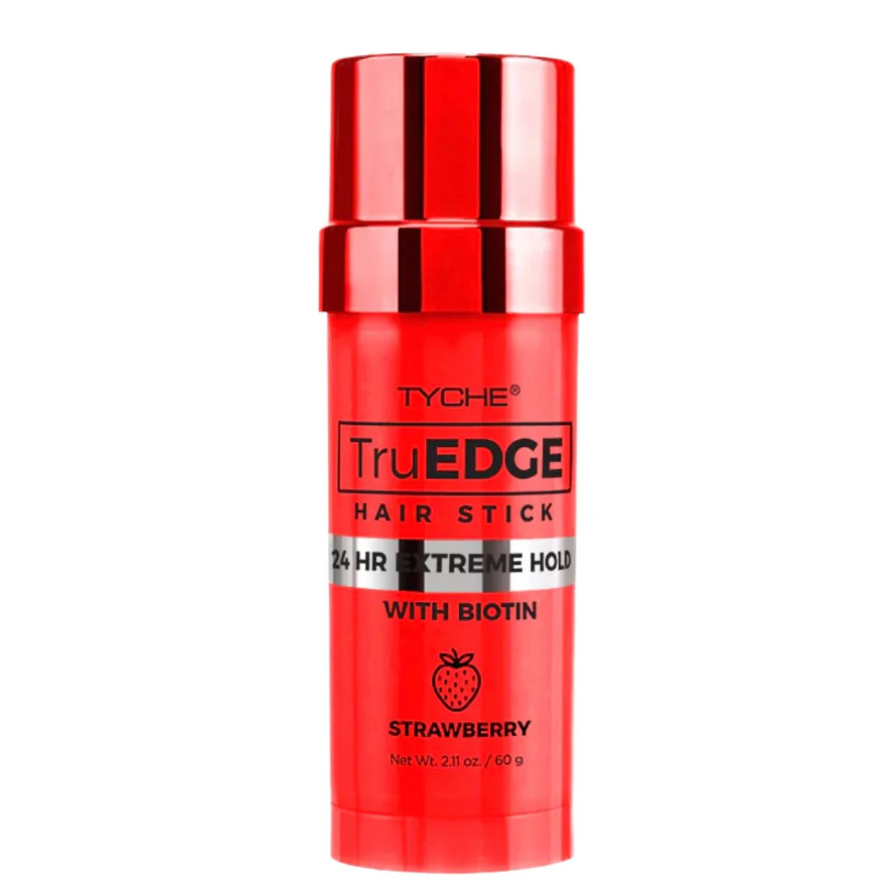 TYCHE TruEDGE Hair Stick Strawberry 60g | 24HR Extreme Hold with Biotin