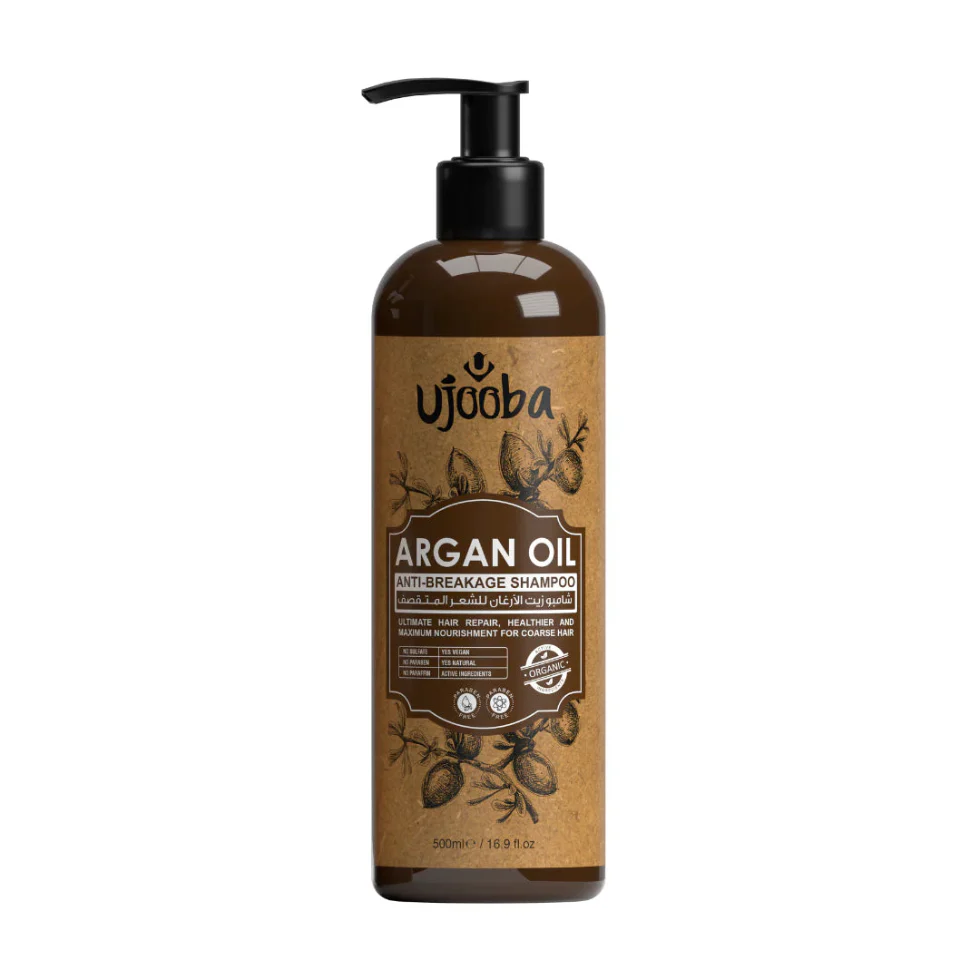 Ujooba Argan Oil Anti-Breakage Shampoo 500ml | Hair Repair & Strength Care