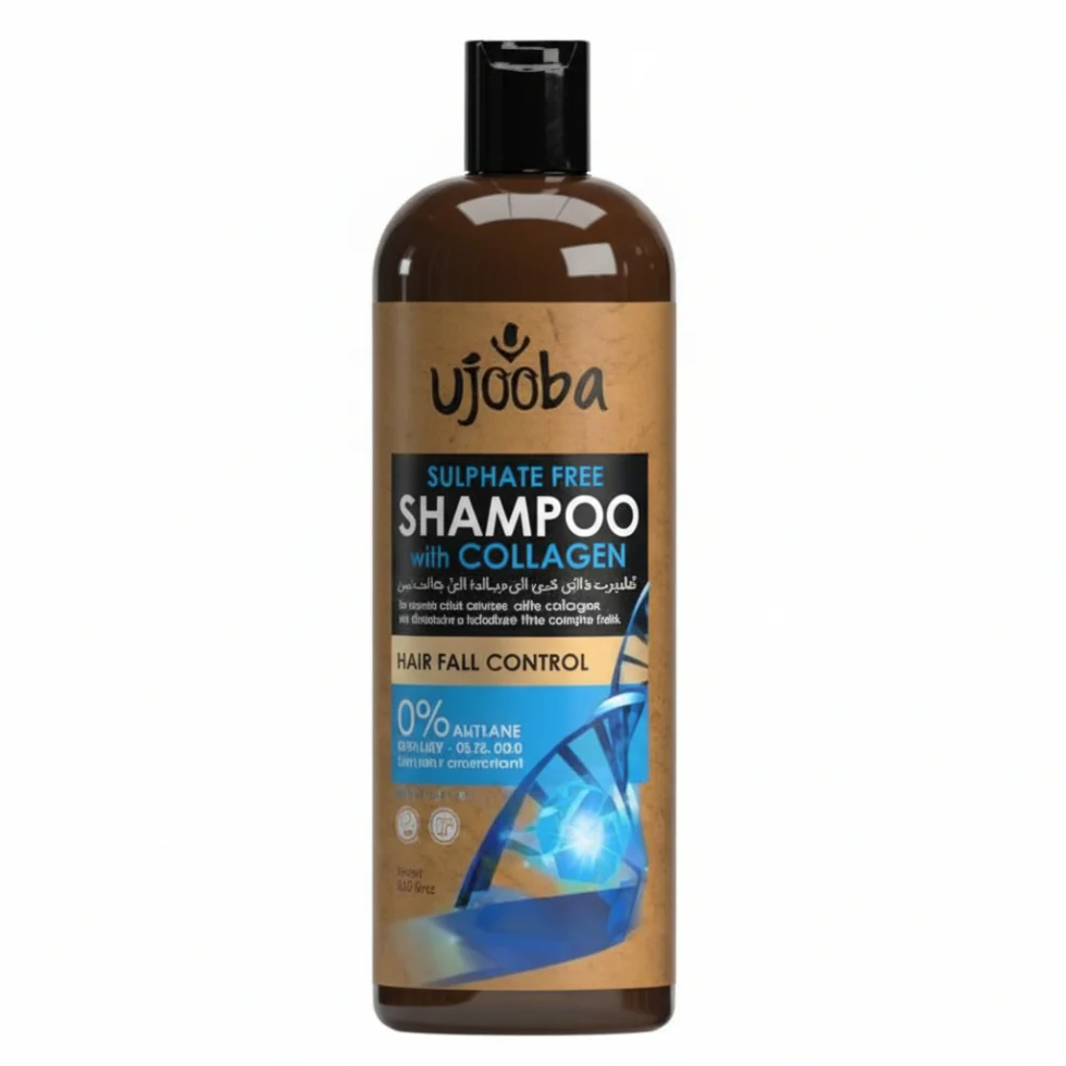 Ujooba Sulphate-Free Shampoo Collagen 500ml | Hair Fall & Repair Care