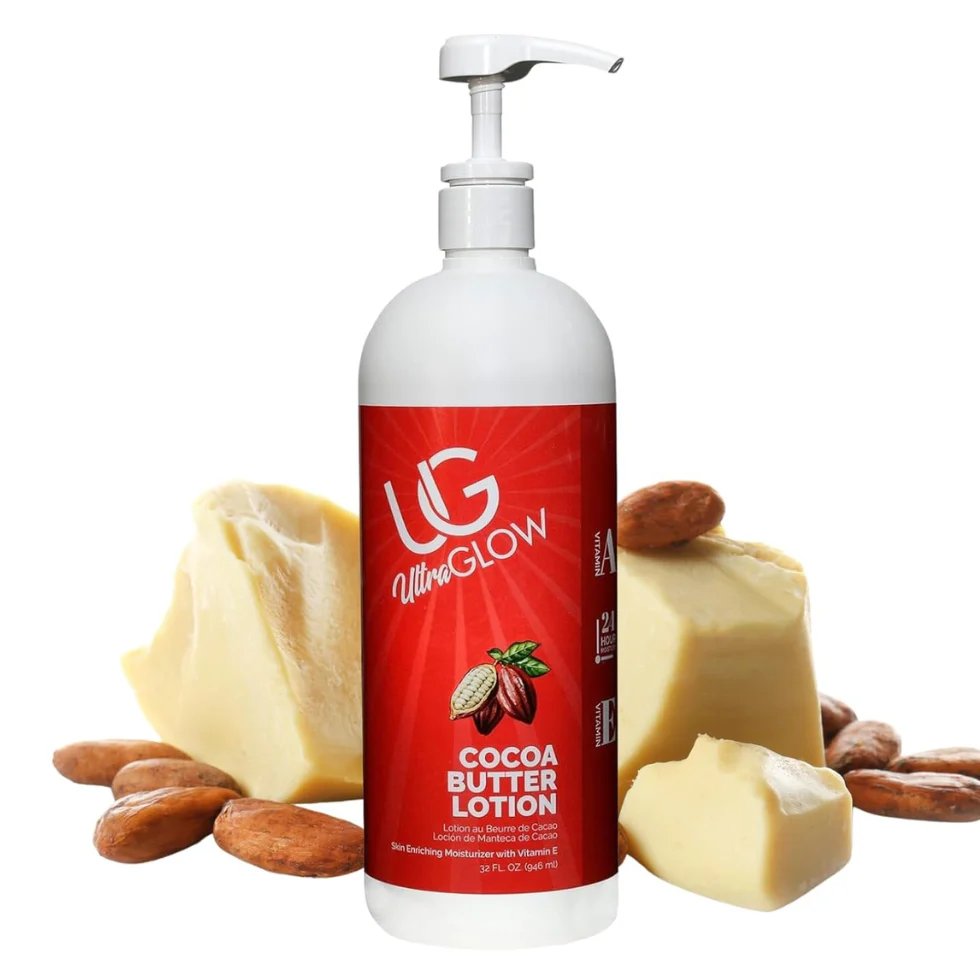 Ultra Glow Cocoa Butter Lotion 946ml | Intense Hydration Body Moisturizer - Image 2