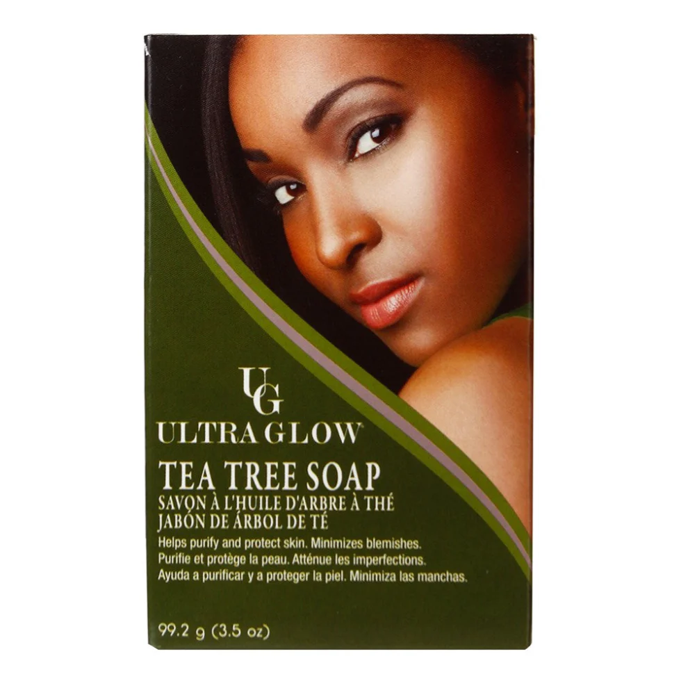 Ultra Glow Tea Tree Soap 99.2g | Acne Control & Antibacterial Bar - Image 2