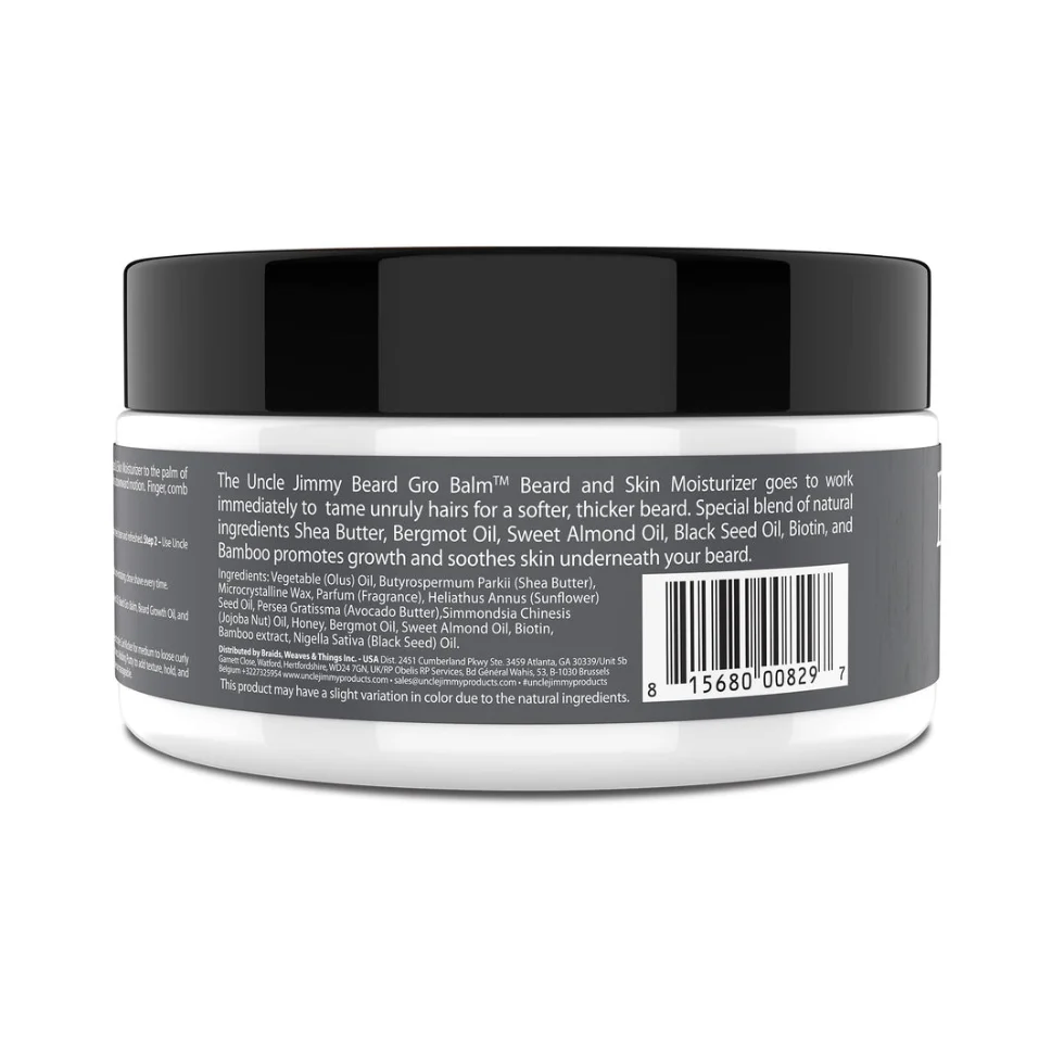 Uncle Jimmy Beard Gro Balm 2oz | Beard Growth & Moisturizing Conditioner - Image 3