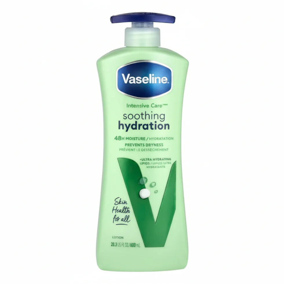 Vaseline Aloe Soothing Lotion 600ml | Intensive Care Hydrating Body Lotion