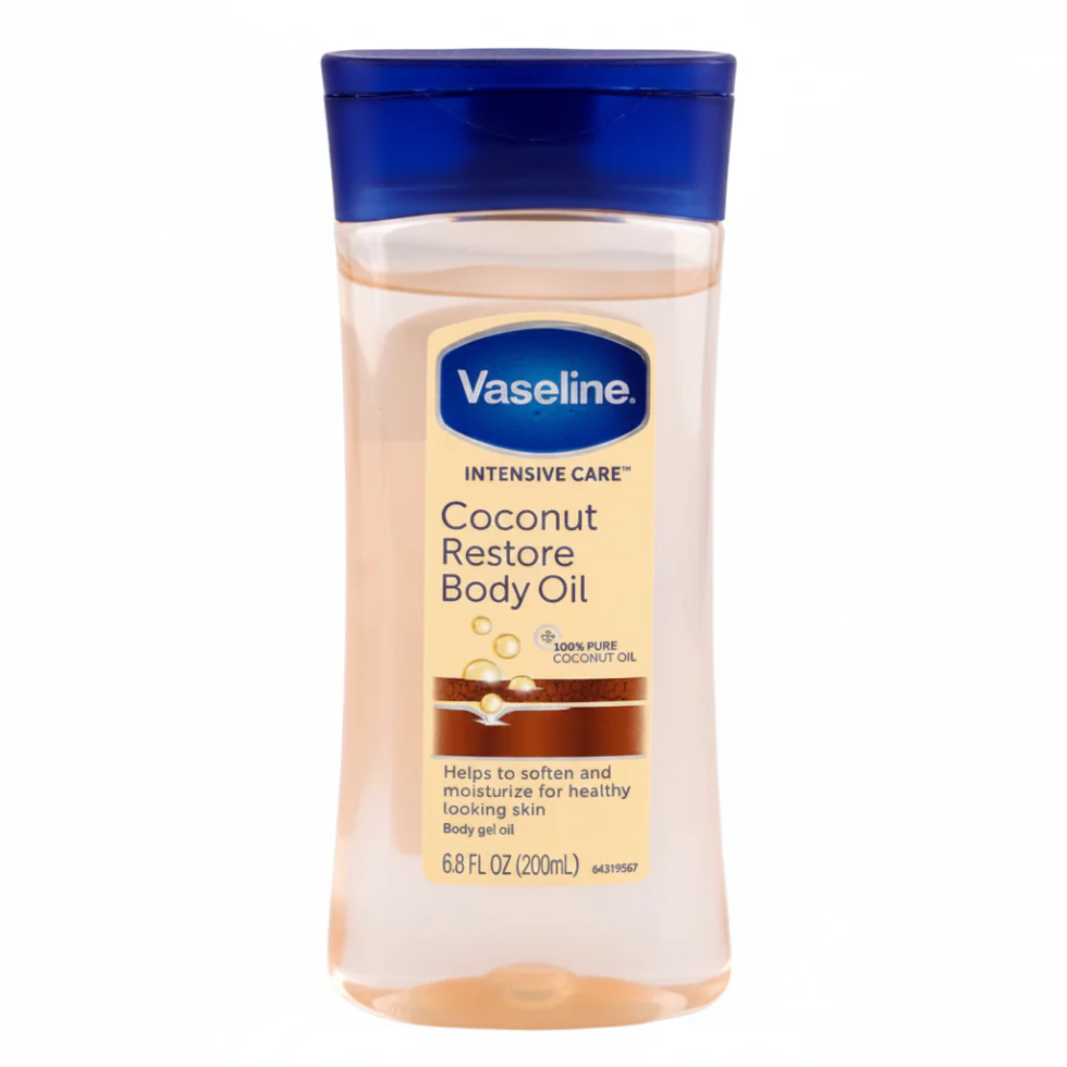 Vaseline Coconut Restore Body Oil 200ml | Intensive Care Hydrating Oil