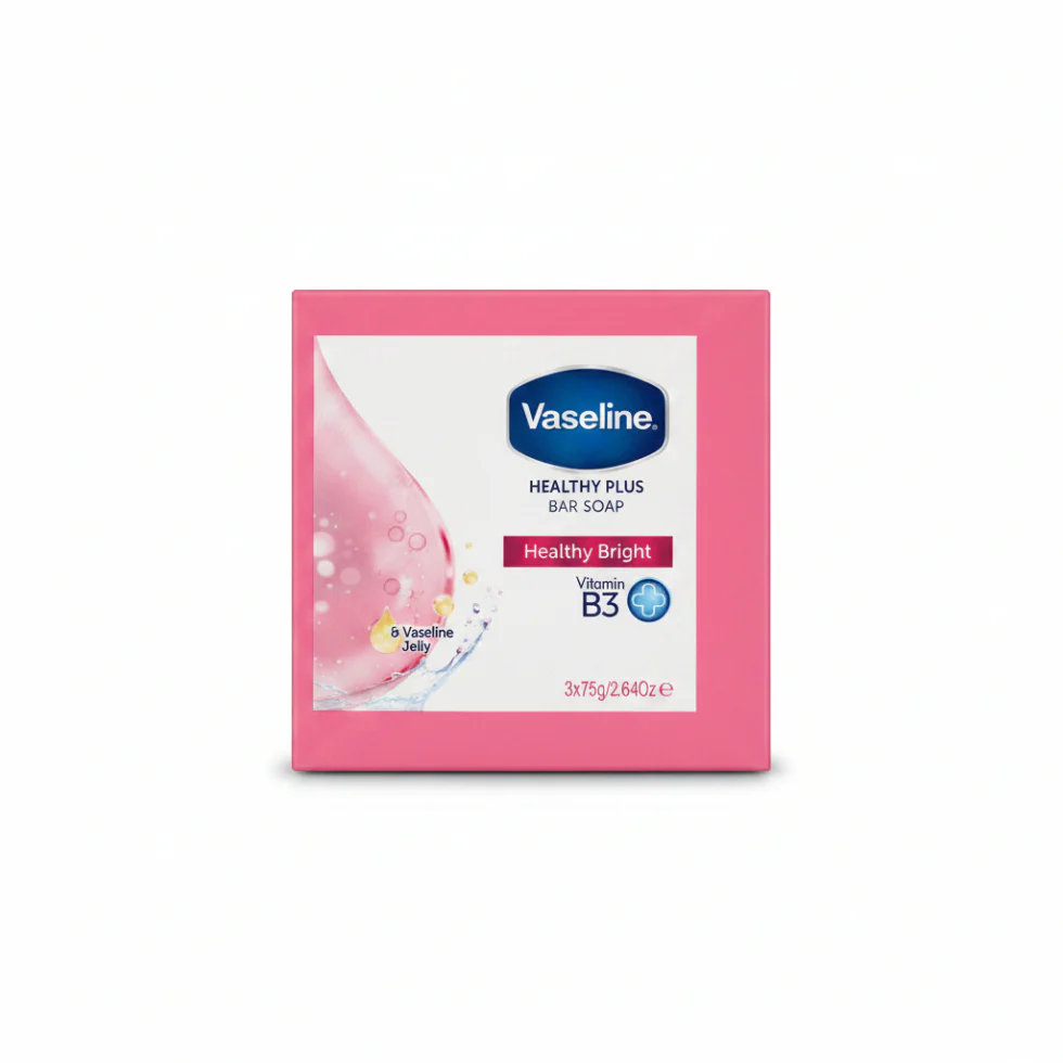 Vaseline Healthy Bright Soap Vitamin B3 3x75g | Brightening Skin Care Bar