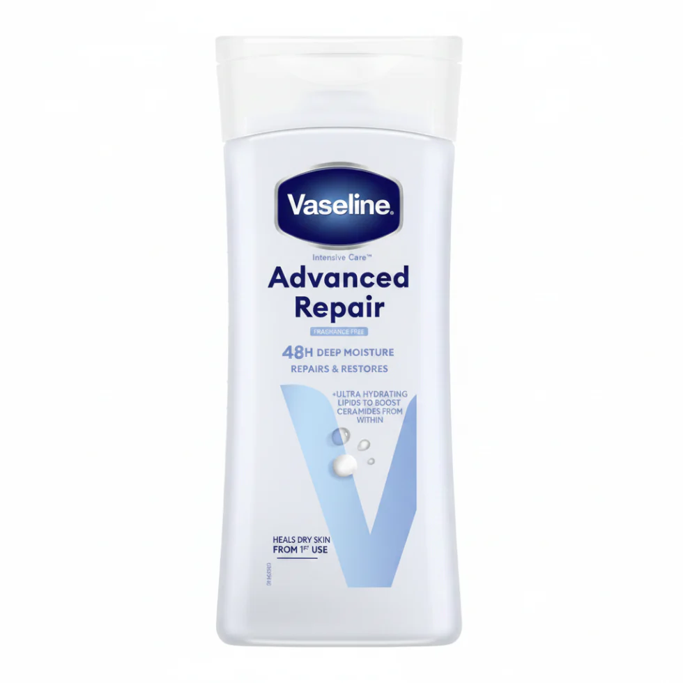 Vaseline Intensive Care Advanced Repair Lotion 200ml | Dry Skin Fragrance Free