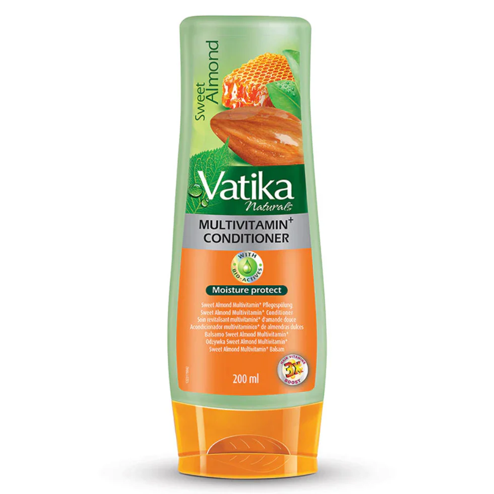 Vatika Naturals Sweet Almond Conditioner 200ml | Hydrate, Nourish & Smooth Hair