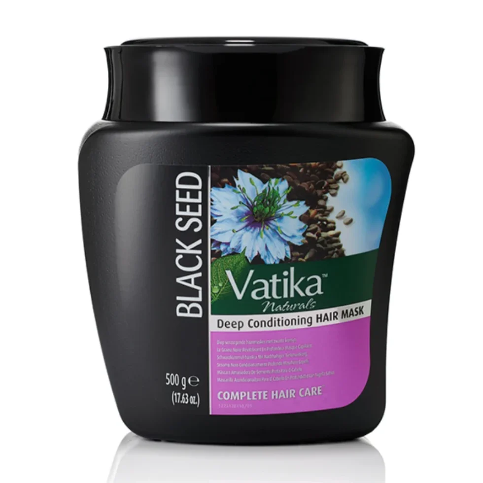 Vatika Naturals Black Seed Hair Mask 500g | Deep Conditioning, Repair & Shine