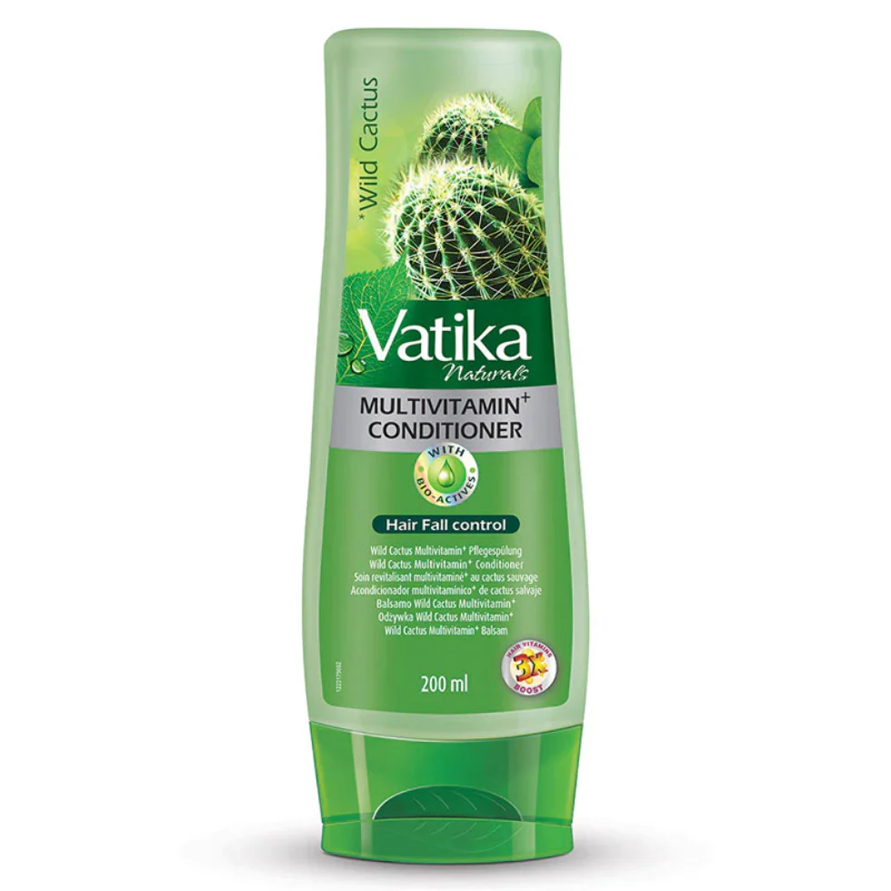 Vatika Naturals Wild Cactus Conditioner 200ml | Reduce Hair Fall & Strengthen Hair