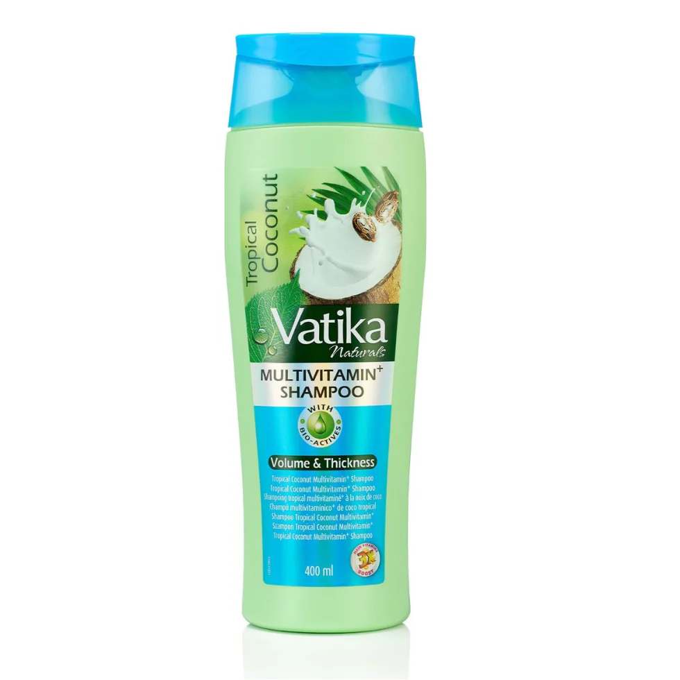Vatika Naturals Tropical Coconut Shampoo 400ml | Nourish & Shine Hair