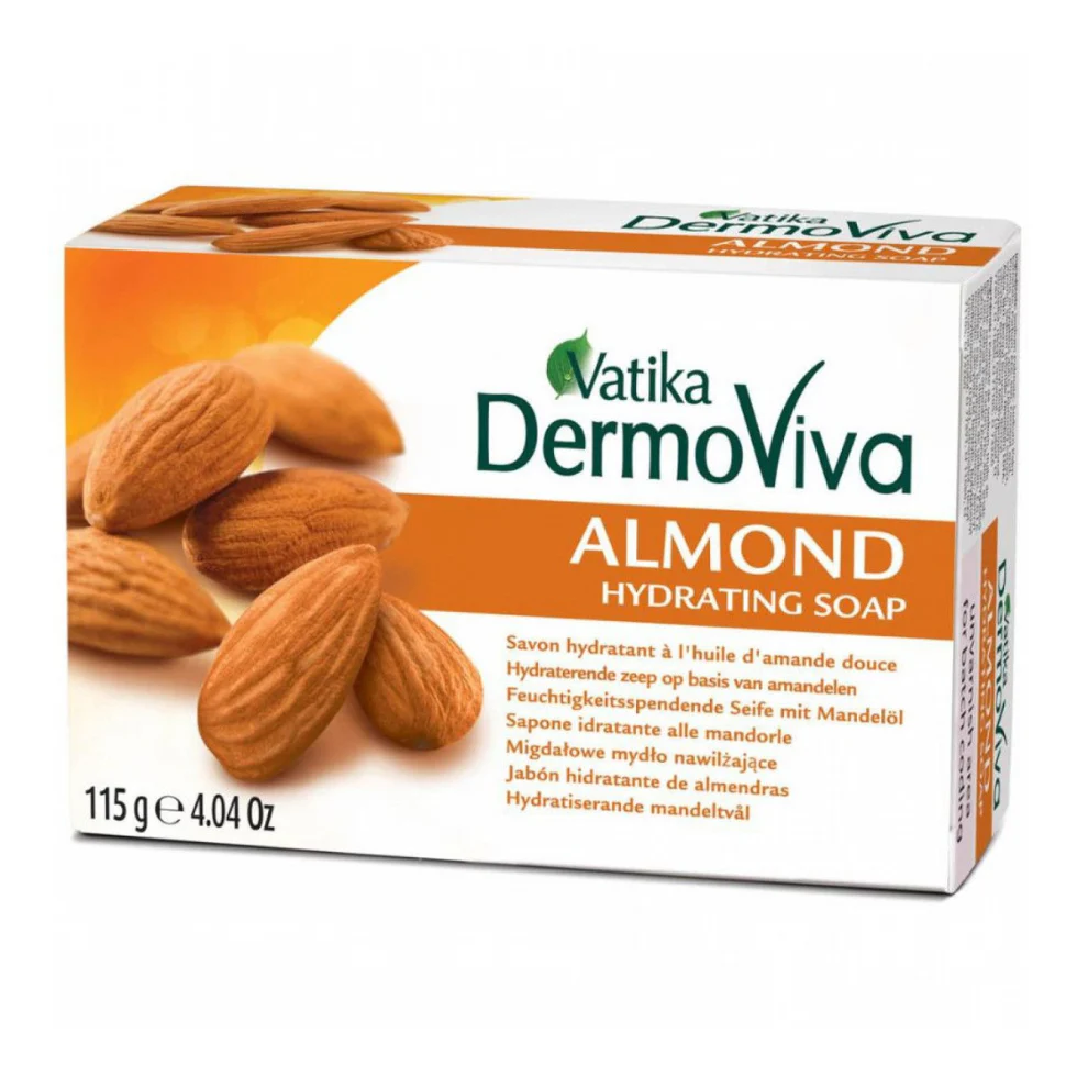 Vatika Almond Hydrating Soap 115g | Moisturizing & Soft Smooth Skin