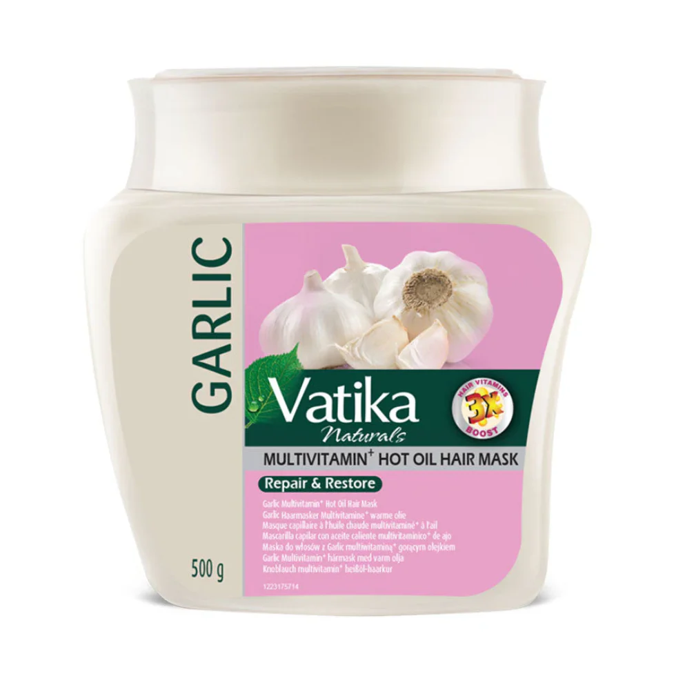 Vatika Naturals Garlic Hair Mask 500g | Repair & Nourish Damaged Hair
