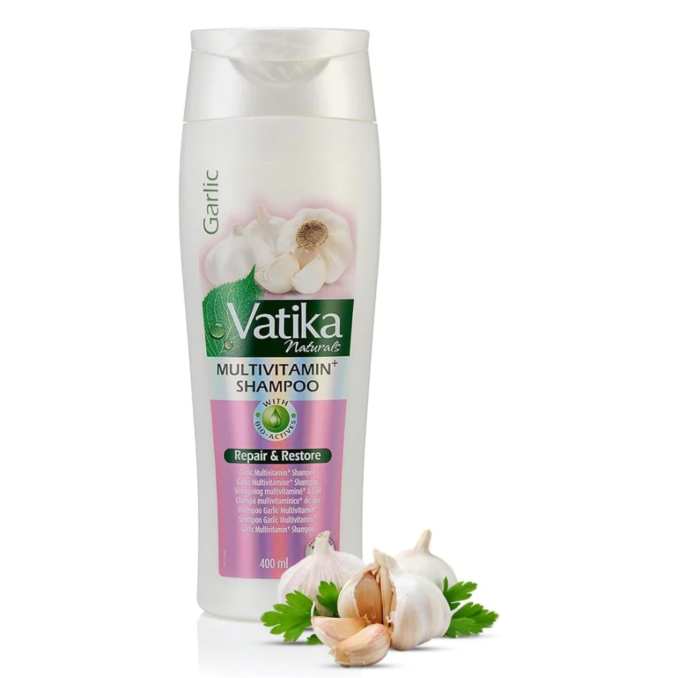 Vatika Naturals Garlic Shampoo 400ml | Repair & Strengthen Hair
