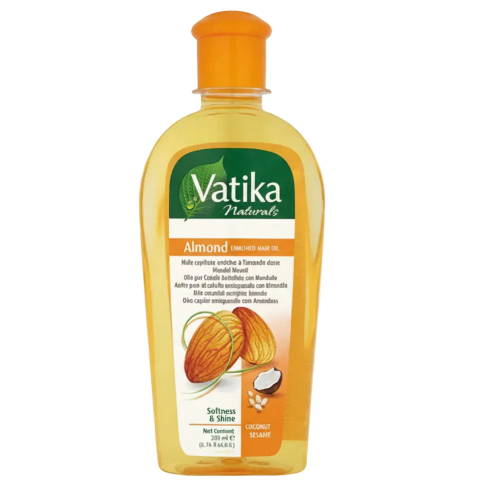 Vatika Naturals Almond Hair Oil 200ml | Deep Nourishment & Hair Fall Control