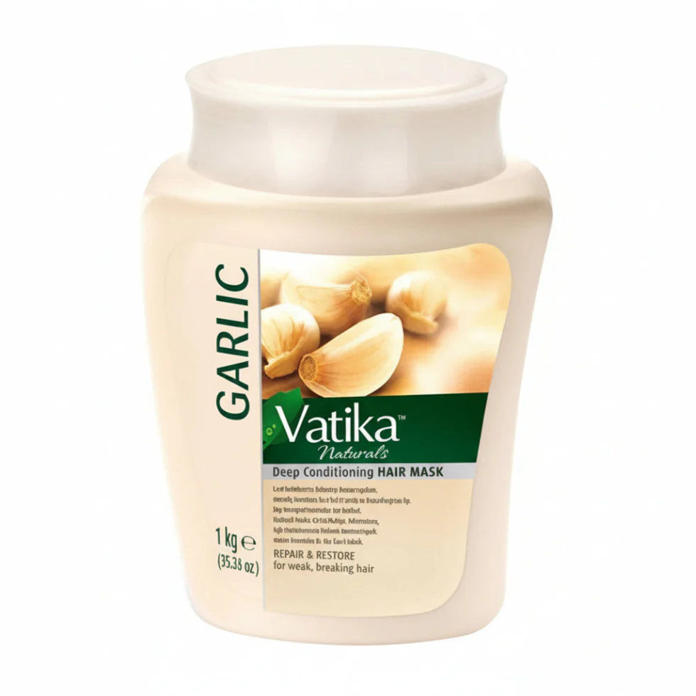 Vatika Garlic Hair Mask 1Kg | Deep Conditioning, Repair & Hair Growth