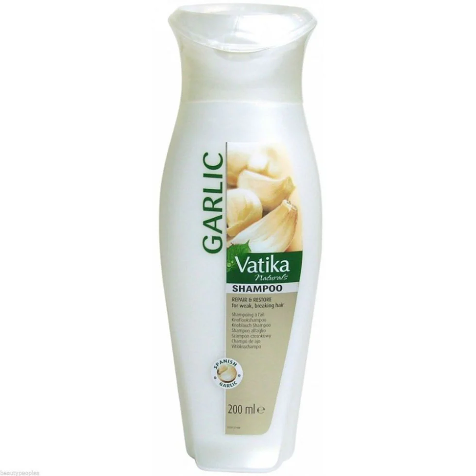 Vatika Naturals Garlic Shampoo 200ml | Strengthen, Restore & Healthy Hair