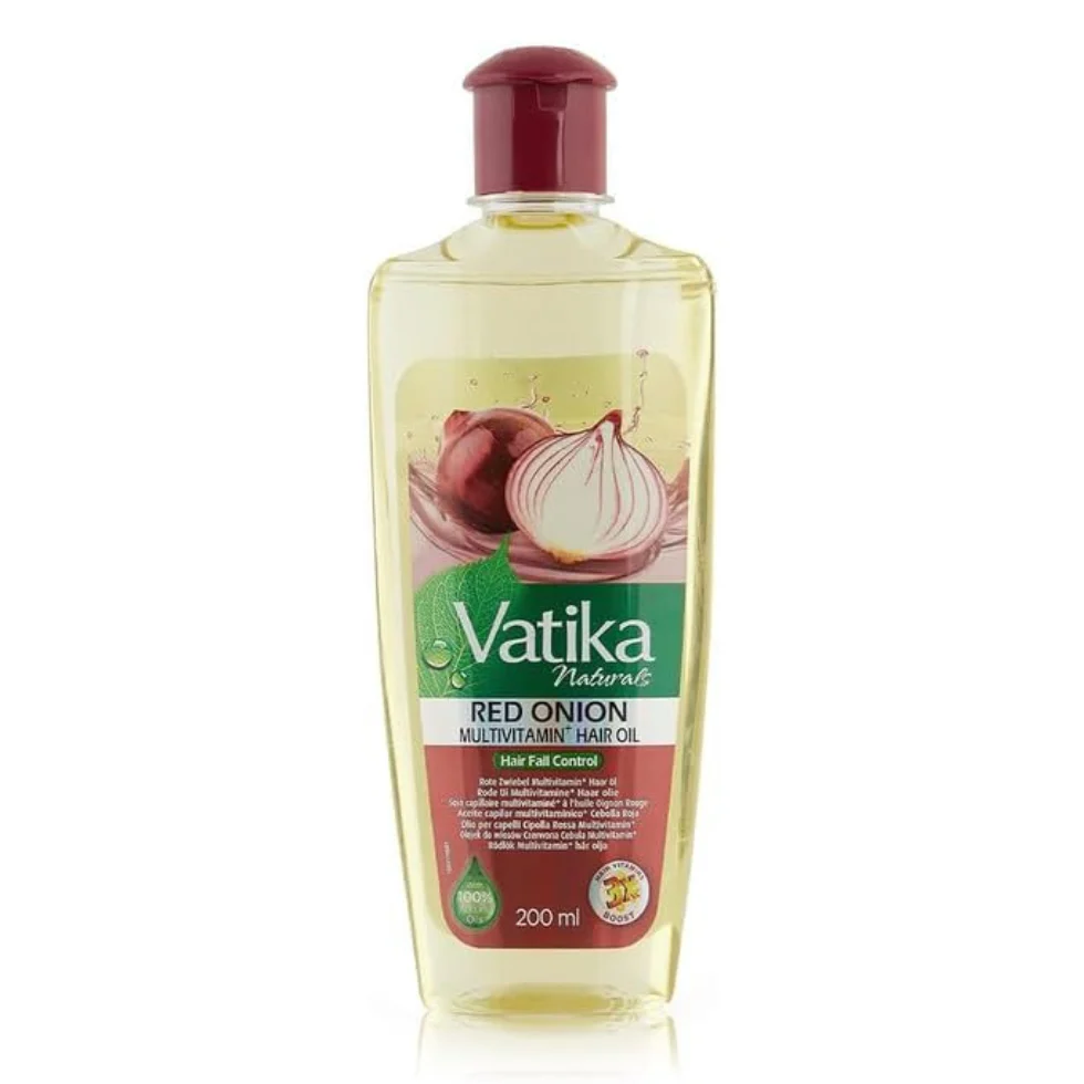 Vatika Naturals Red Onion Hair Oil 200ml | Strengthen & Revitalize Hair