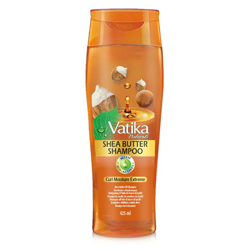 Vatika Naturals Shea Butter Shampoo 425g | Moisture & Curl Care