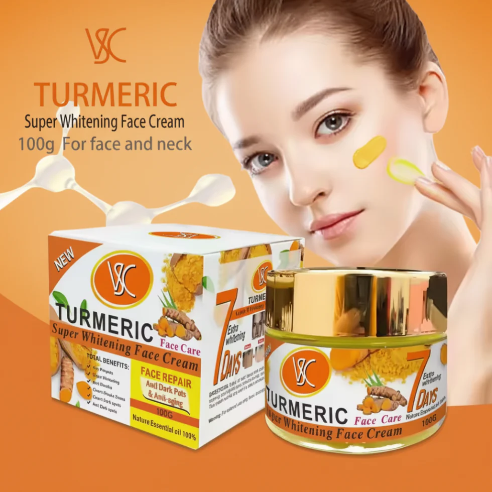 Veet Gold Turmeric Face Cream 50g | Brightening & Nourishing Daily Moisturizer - Image 5